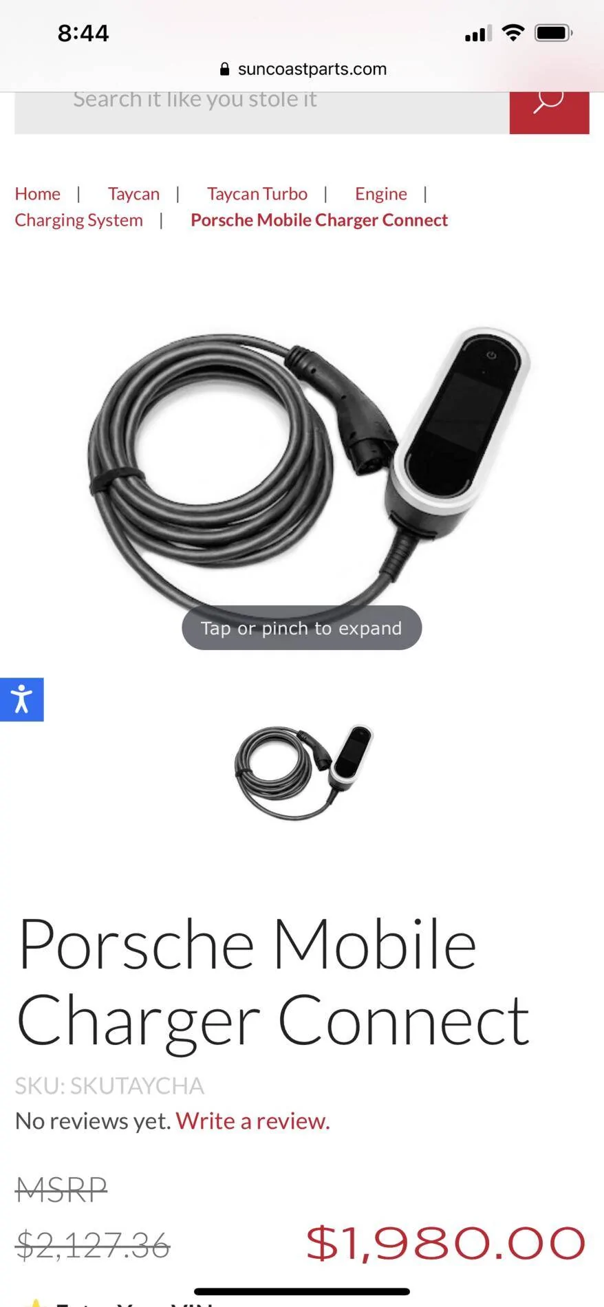 Porsche Taycan Porsche Taycan Portable Charger 93CDDB22-6A56-48A9-A7B5-423FA5BD9574