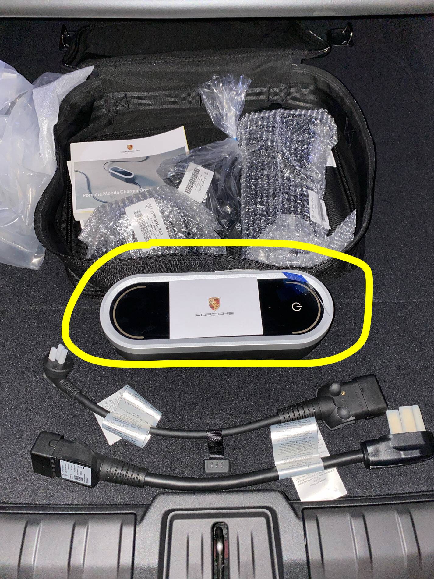 Porsche Taycan Porsche Taycan Portable Charger FCE4EB24-D99F-440D-9021-171F4CB2FB7C