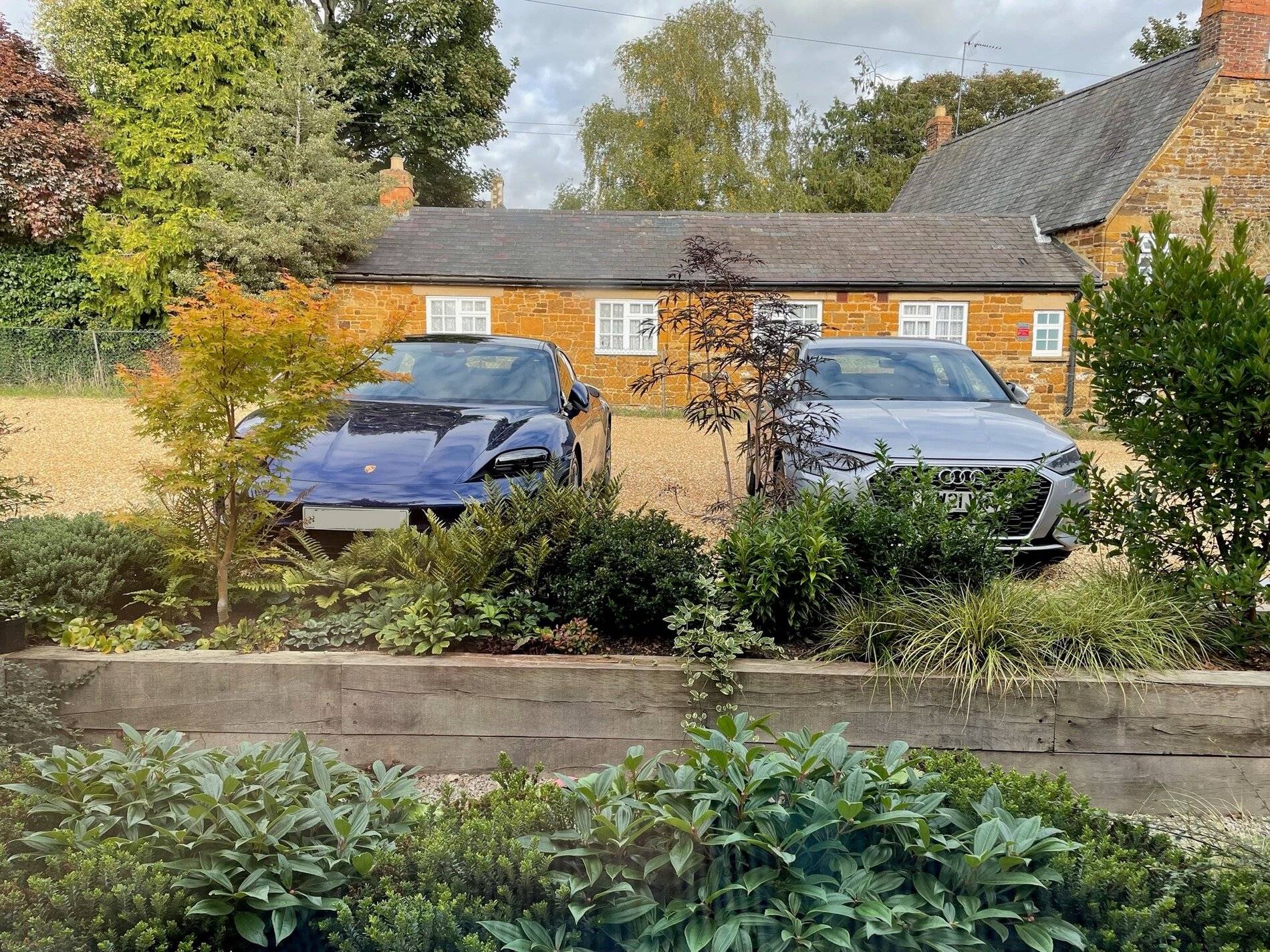 Porsche Taycan RWD - first picture arriving home Taycan Gentian