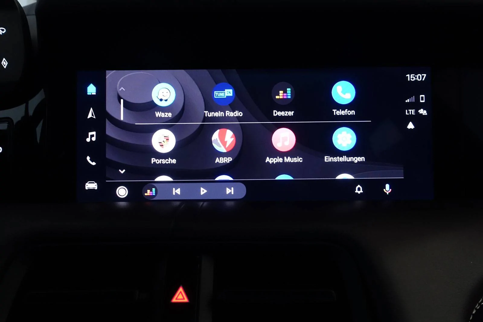 Porsche Taycan PCM 6 in the Taycan android1