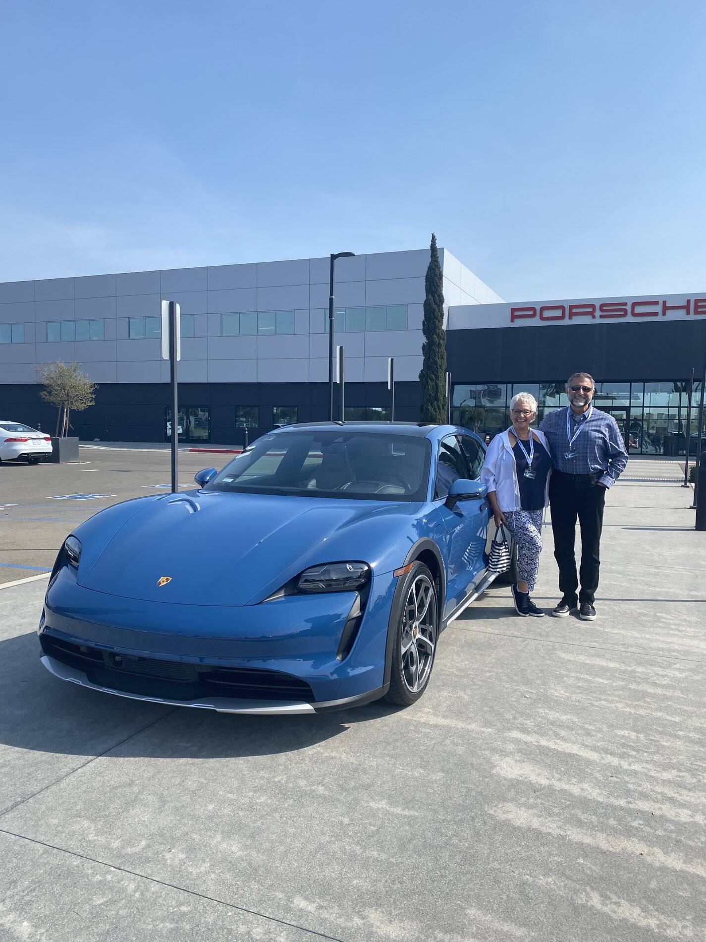 Porsche Taycan Taycan 4S Cross Turismo delivery at Porsche Delivery Center LA IMG_2150