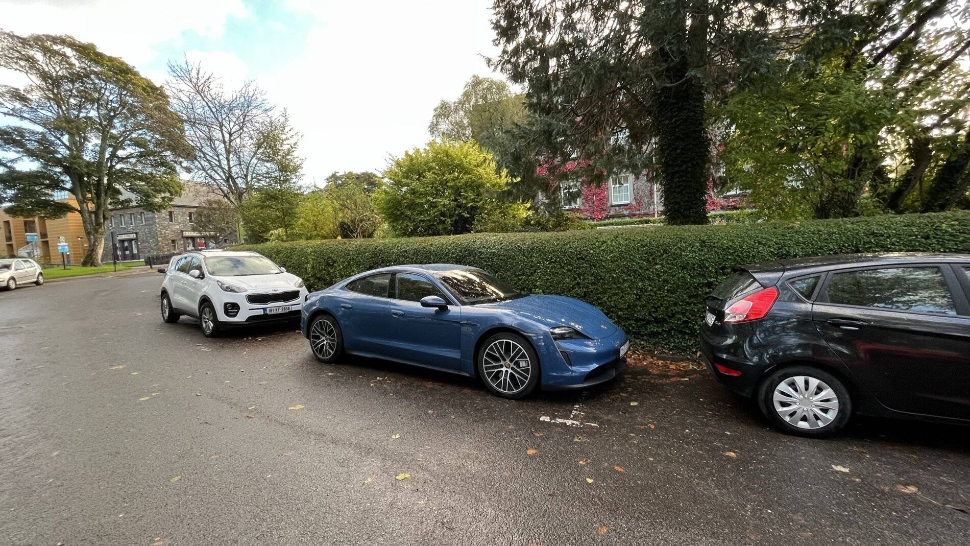 Porsche Taycan Demo of Active Parking Support IMG_5340