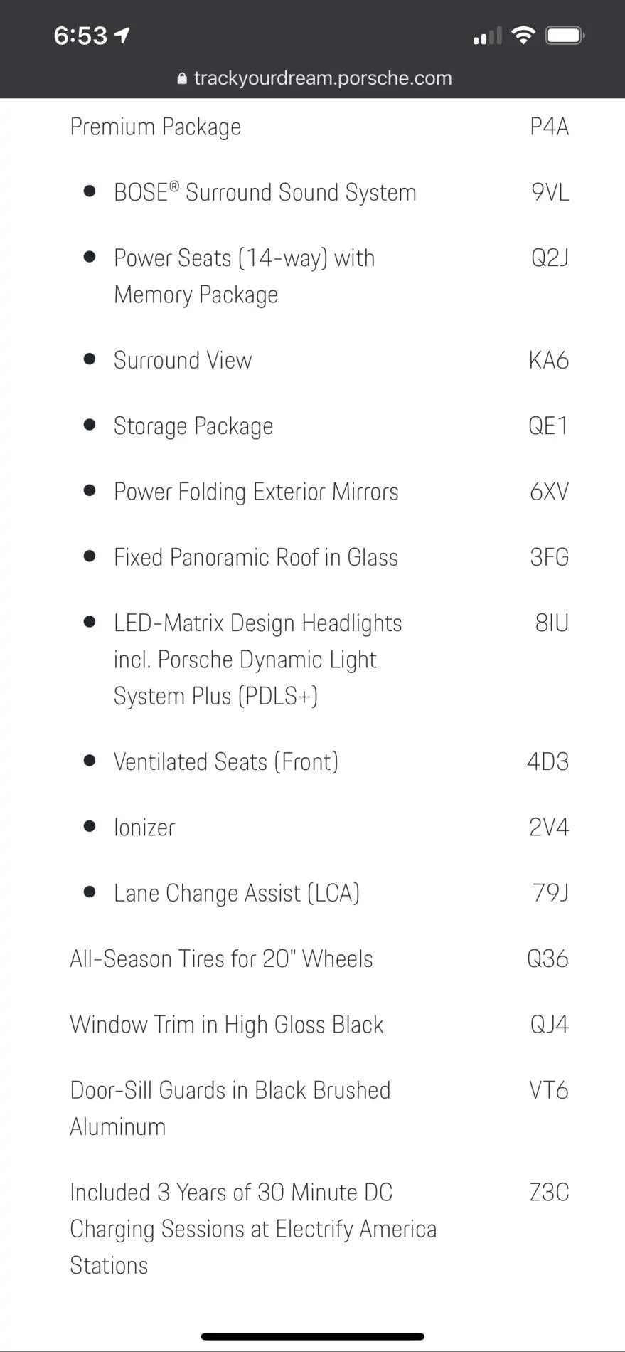 Porsche Taycan December 2021 Delivery E6935CFF-7914-4661-923C-633271405935