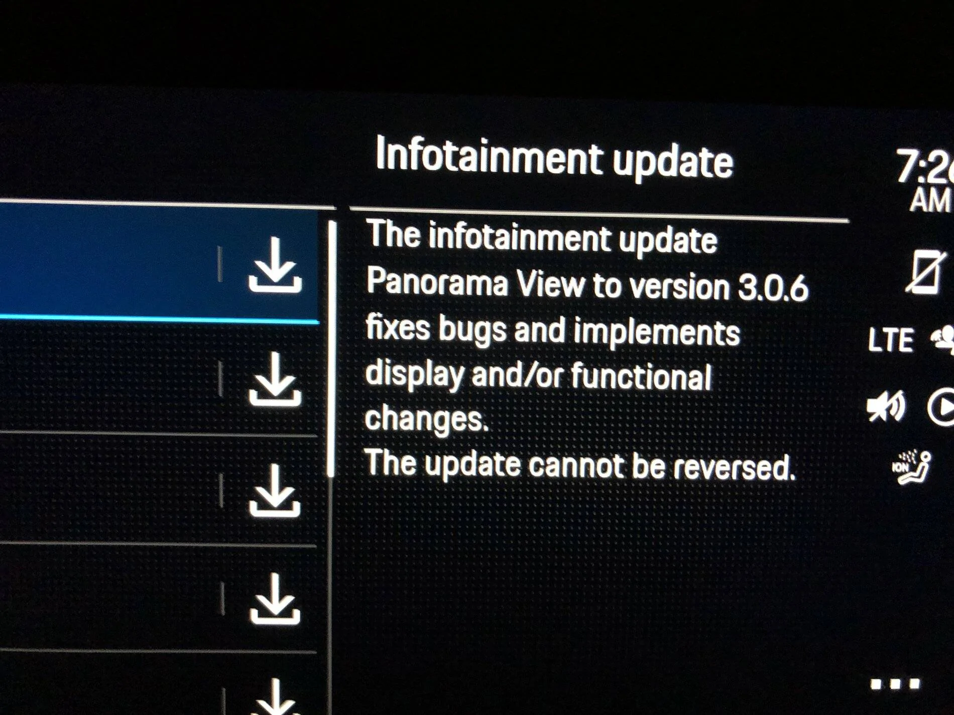 Porsche Taycan Panorama view 3.0.6 update? 92669987-4EE8-4D5B-9903-DA26CA746260