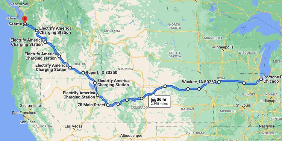 Porsche Taycan Trip Report: Chicago -> Seattle (~2400 Miles, 4 days) Screen Shot 2021-10-29 at 10.56.21 AM