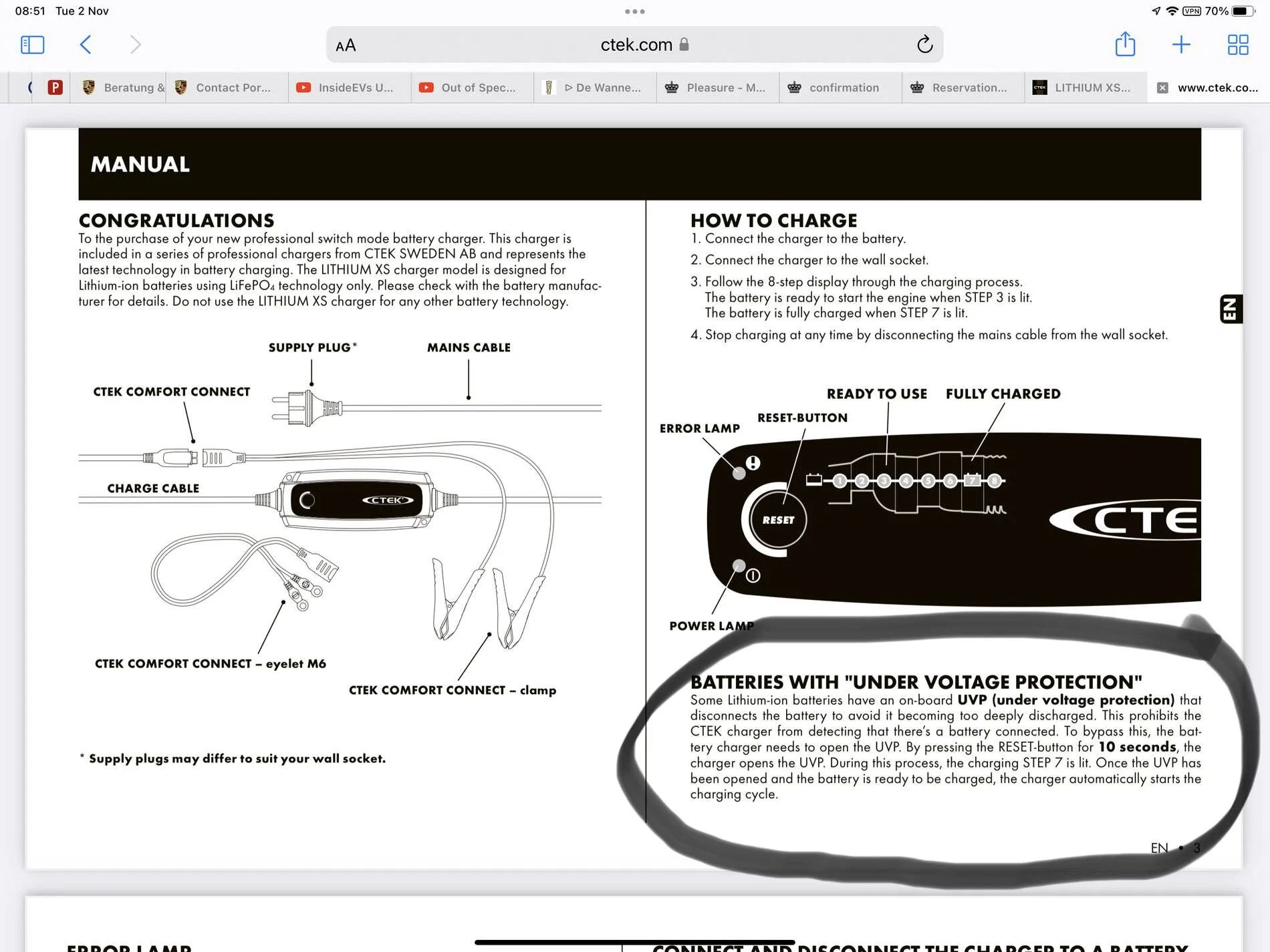 Porsche Taycan Problems with trickle charging 12 volt battery 8475C3EF-B113-4BBD-94D3-372CF1D8FD2E