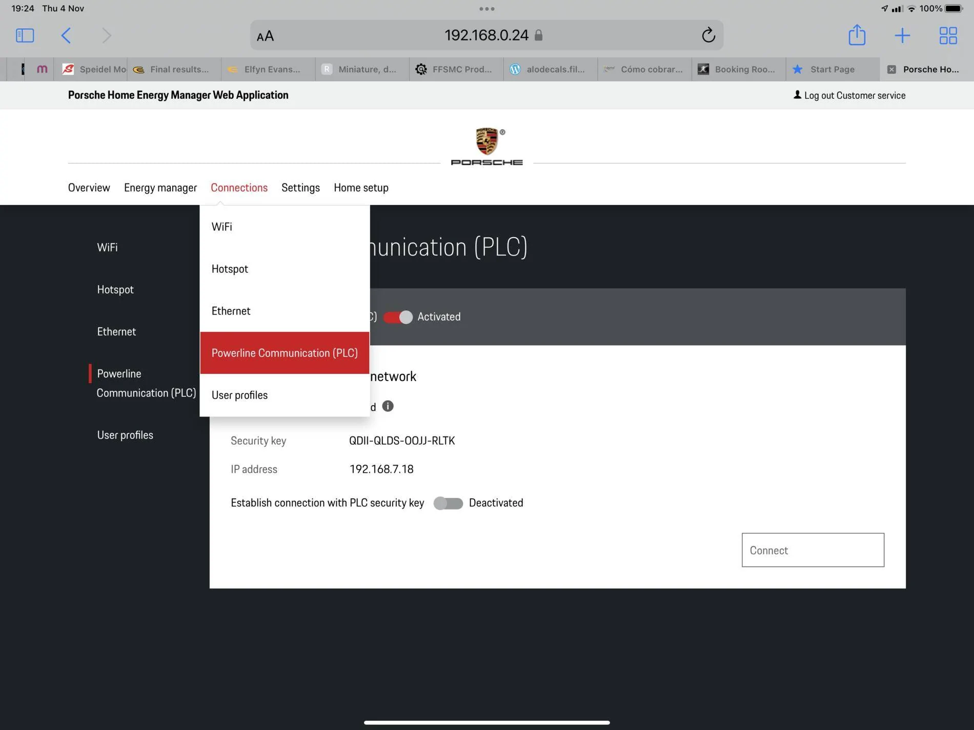 Porsche Taycan Home Enegry Manager and PLC connection to PMCC - Help? E91293F5-2D09-4E74-B44B-387ABEBBD843