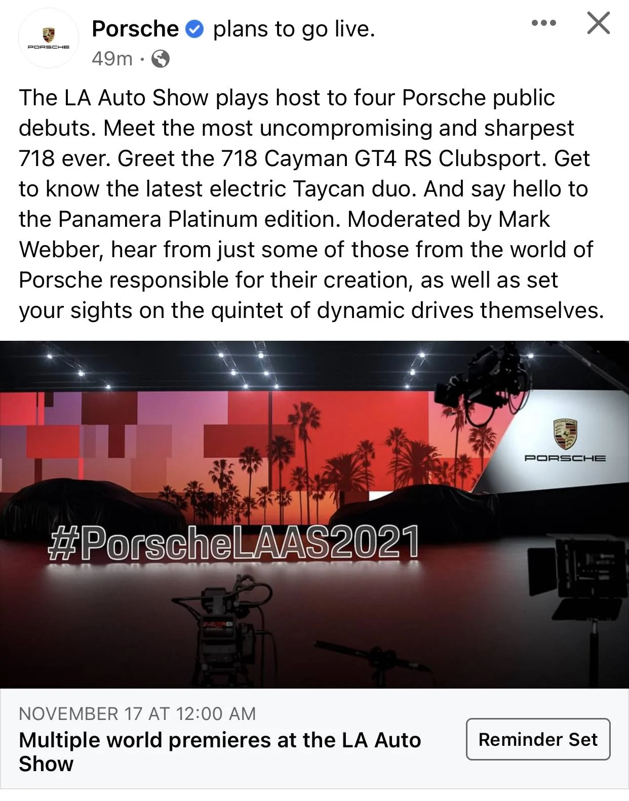 Porsche Taycan New Taycan models launching at LA Auto Show on Nov 17! -- Sport Turismo and/or GTS? DFDBC861-8440-4B6C-8775-5FF8765A98C9