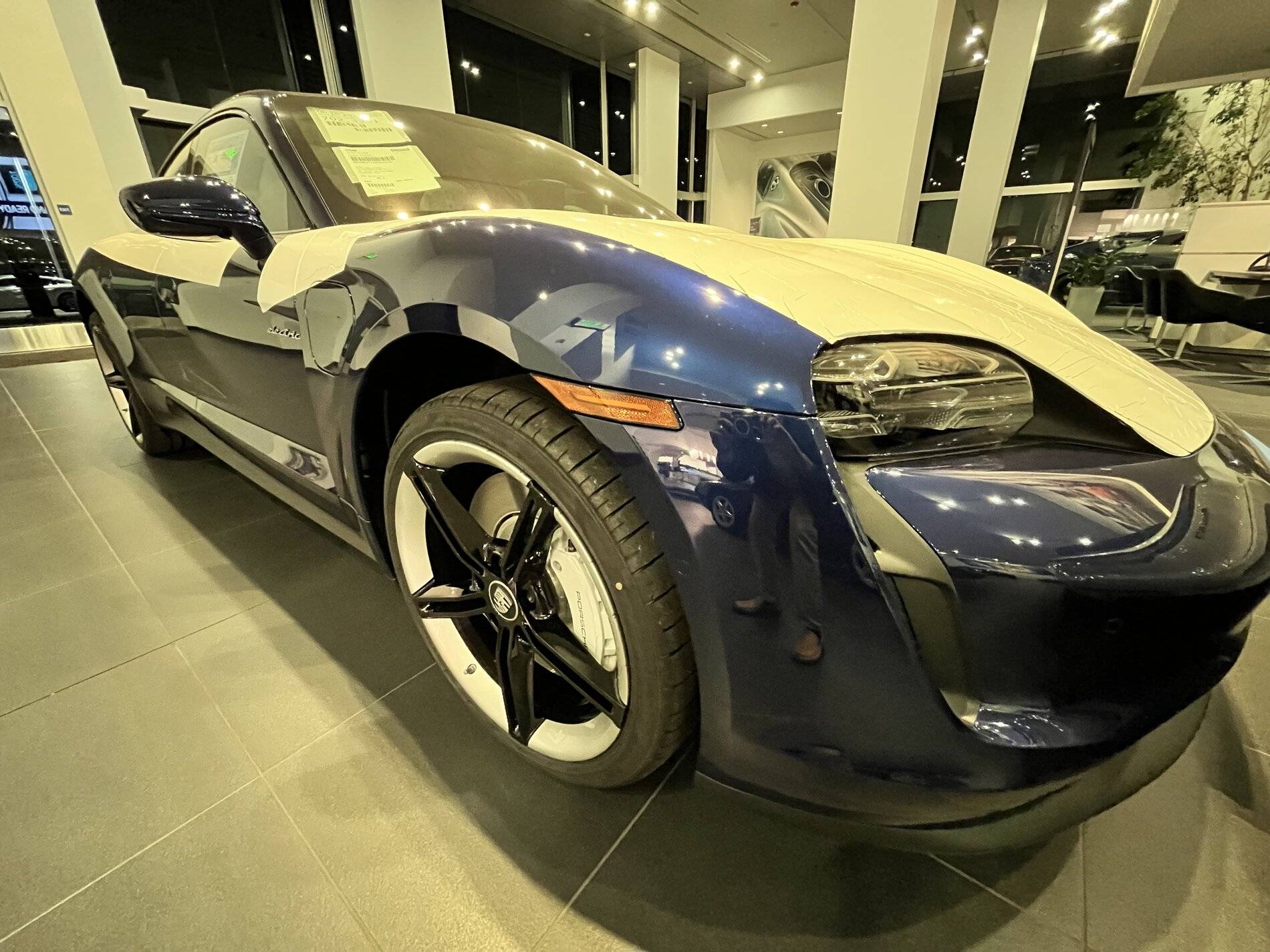 Porsche Taycan Gentian Blue Taycan 4S on it's way. Adventures in Ordering IMG_5560