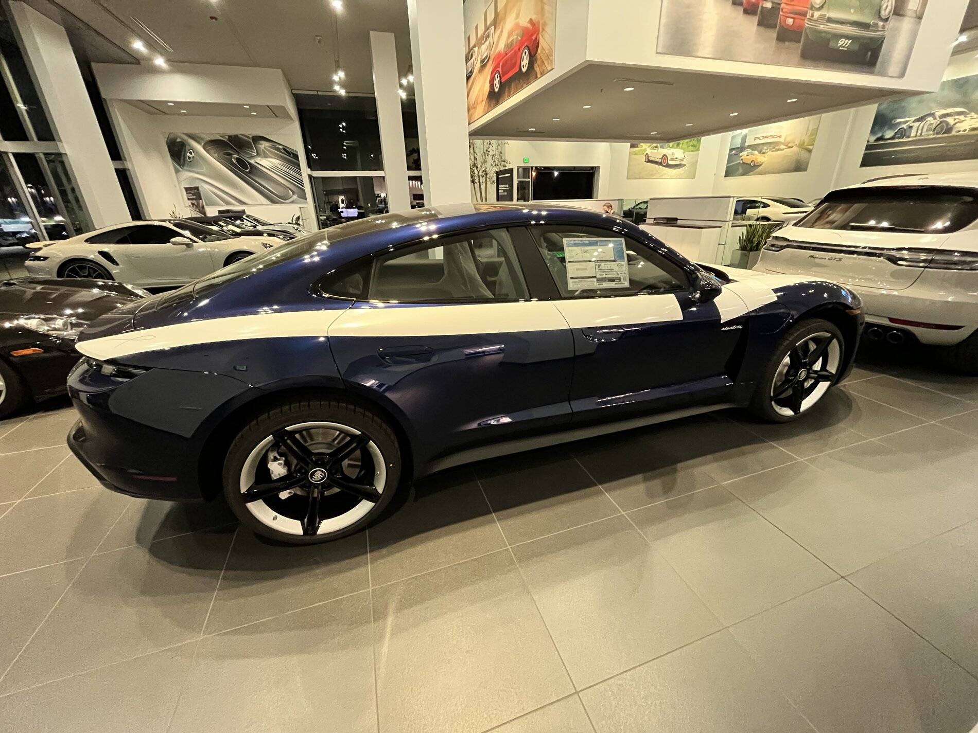 Porsche Taycan Gentian Blue Taycan 4S on it's way. Adventures in Ordering IMG_5561