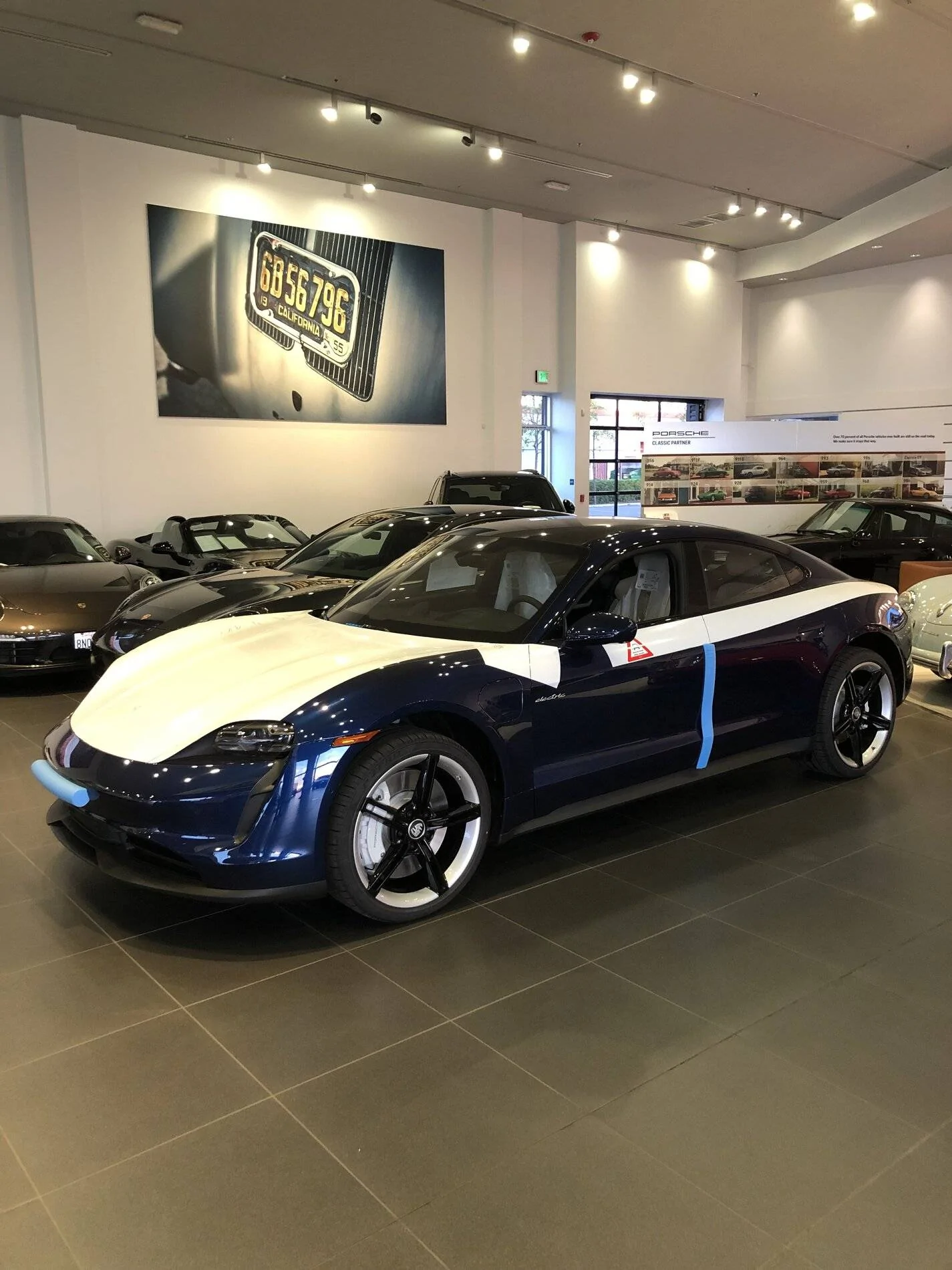Porsche Taycan Gentian Blue Taycan 4S on it's way. Adventures in Ordering IMG_8888