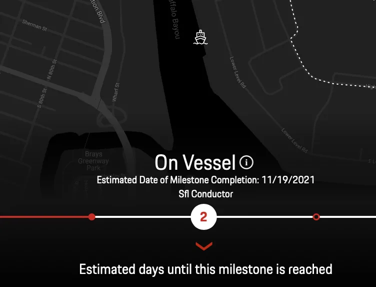 Porsche Taycan December 2021 Delivery Screen Shot 2021-11-17 at 12.48.23 PM
