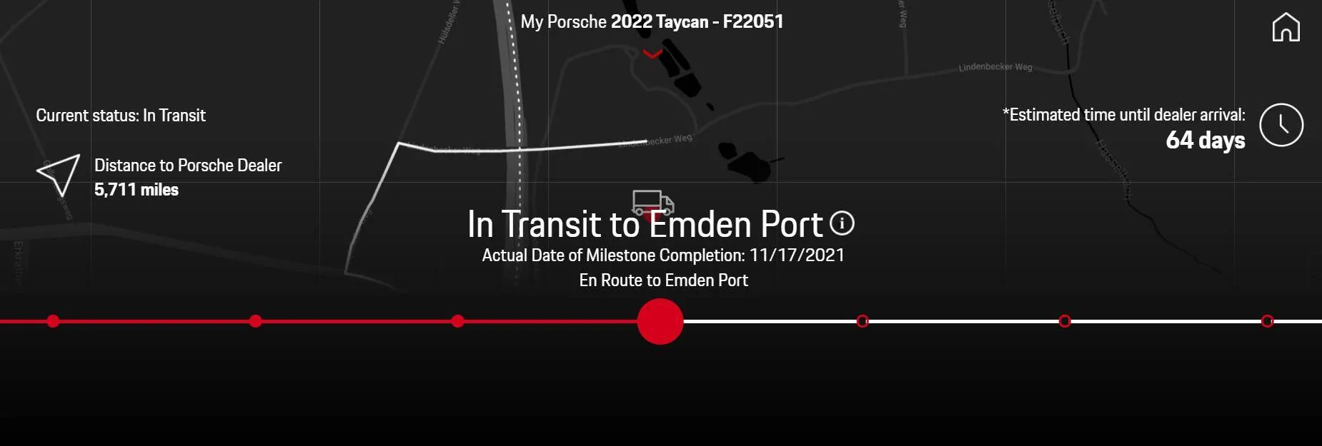 Porsche Taycan Jan Delivery Screenshot 2021-11-17 214213