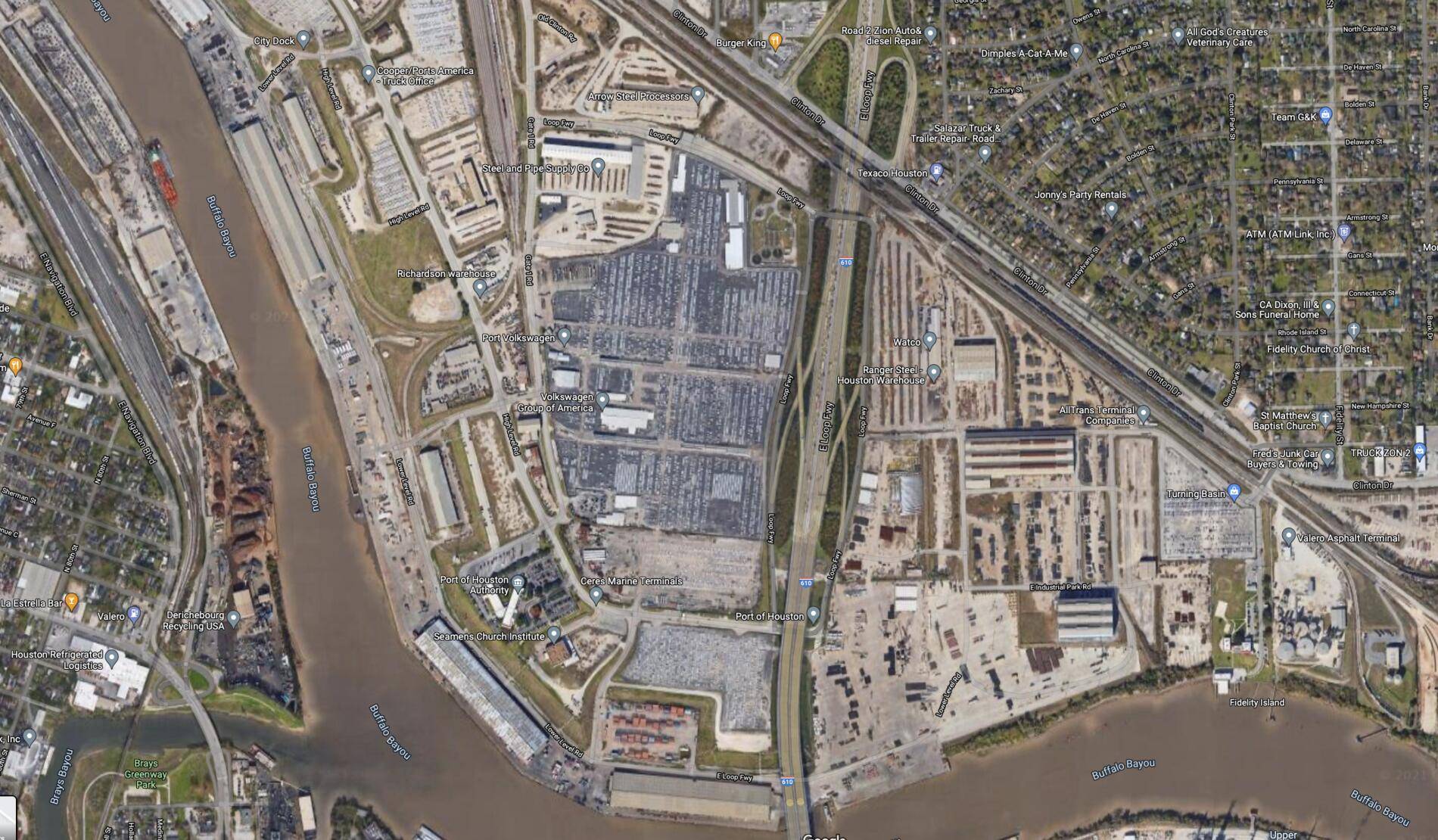 Porsche Taycan December 2021 Delivery VW Group car yard by Port Houston