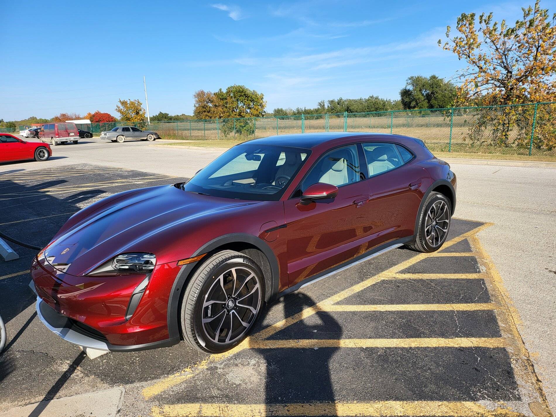 Porsche Taycan Delivered: Cherry Taycan 4 Cross Turismo CT4 1