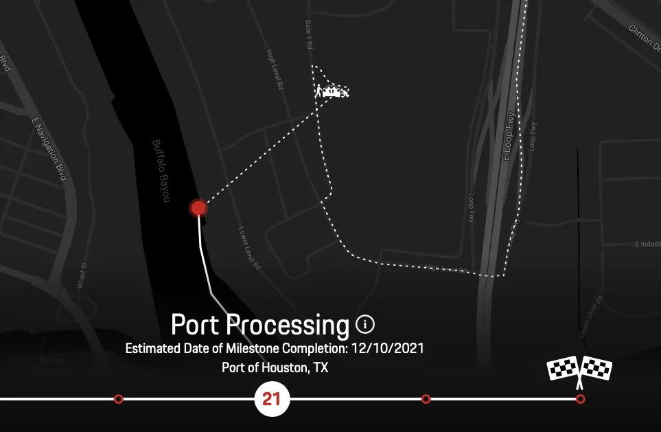 Porsche Taycan December 2021 Delivery Screen Shot 2021-11-18 at 8.57.37 PM