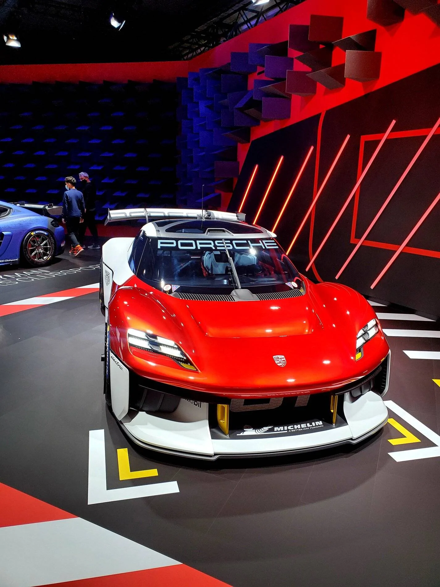 Porsche Taycan Mission R  and Taycans @ the LA Auto Show 20211120_082551