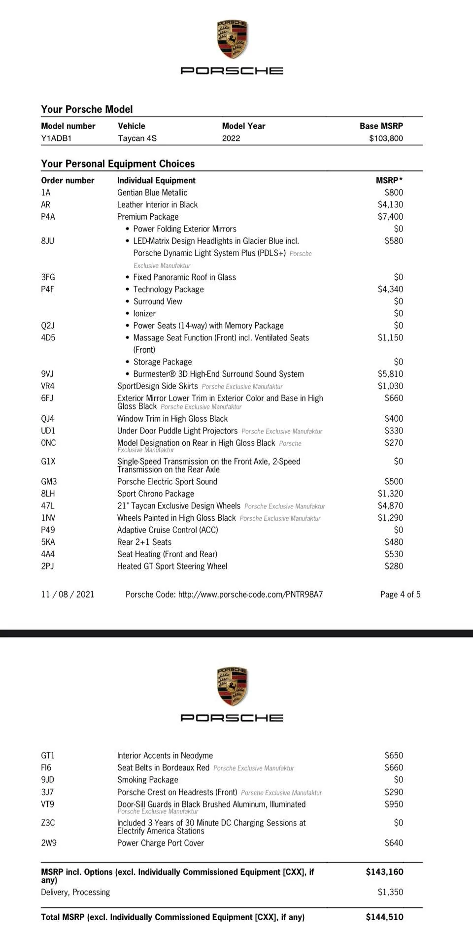 Porsche Taycan March 2022 deliveries 34B52768-06F1-41FA-8B47-06A260E93293