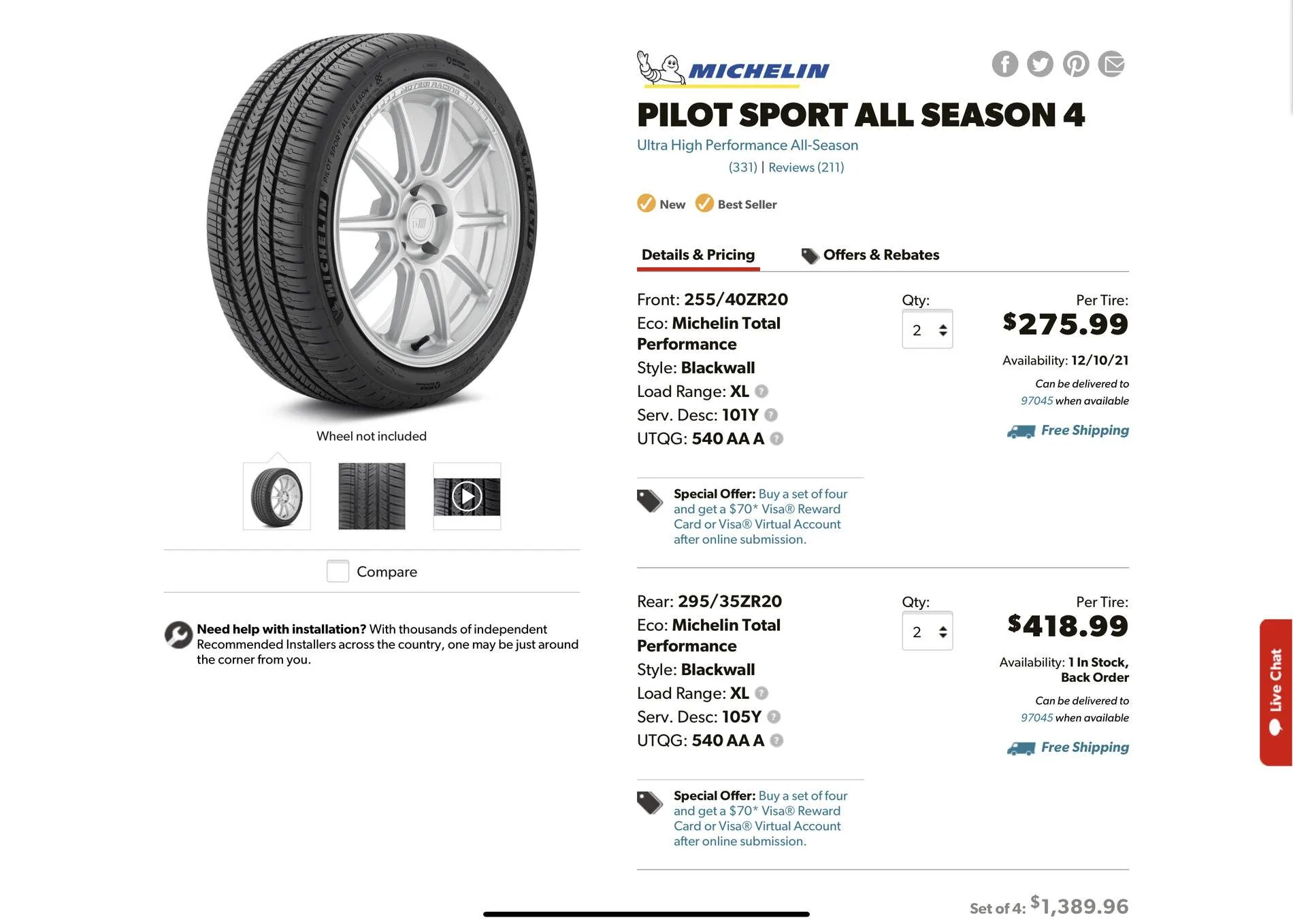 Porsche Taycan Which brand / model 20in all season tires came w/ your CT? 950F0589-B50E-4B69-9A55-E620F0393148