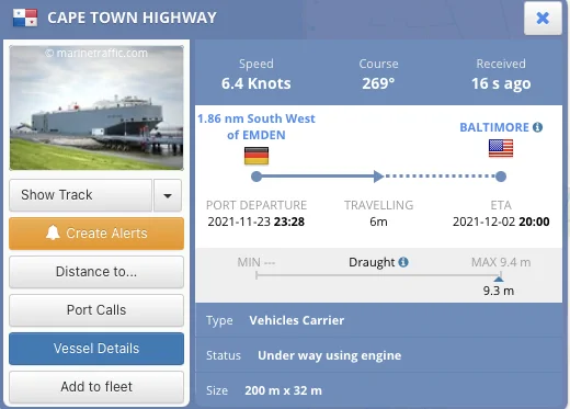 Porsche Taycan December 2021 Delivery Screen Shot 2021-11-23 at 4.35.11 PM
