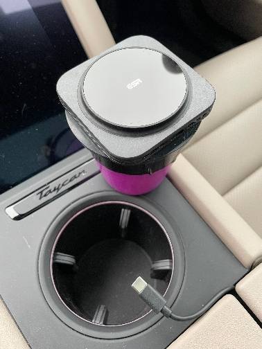 Porsche Taycan Alternative phone charger IMG_4808a