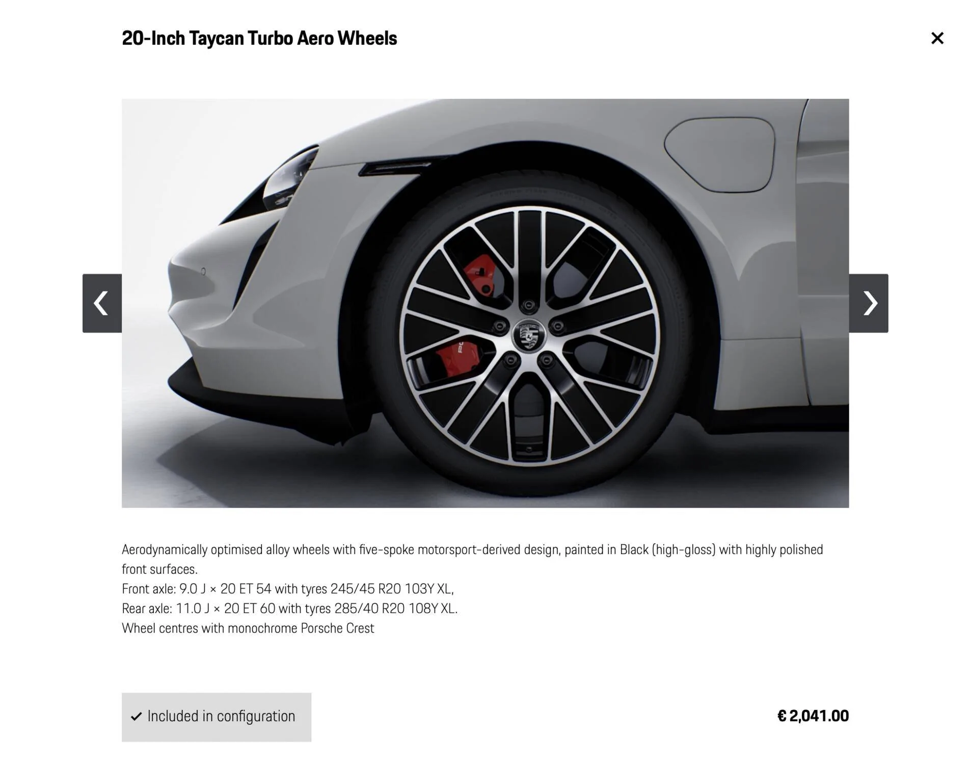 Porsche Taycan Tyre scrubbing and juddering at full turning lock - only on 21" alloys? Screenshot 2021-11-28 at 08.56.55