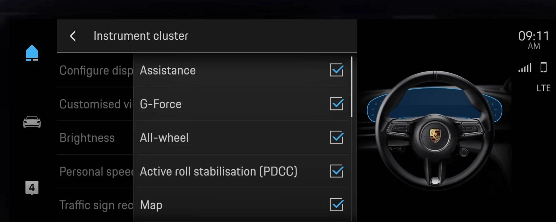 Porsche Taycan Can’t see what power going to front or rear? 1638174026515