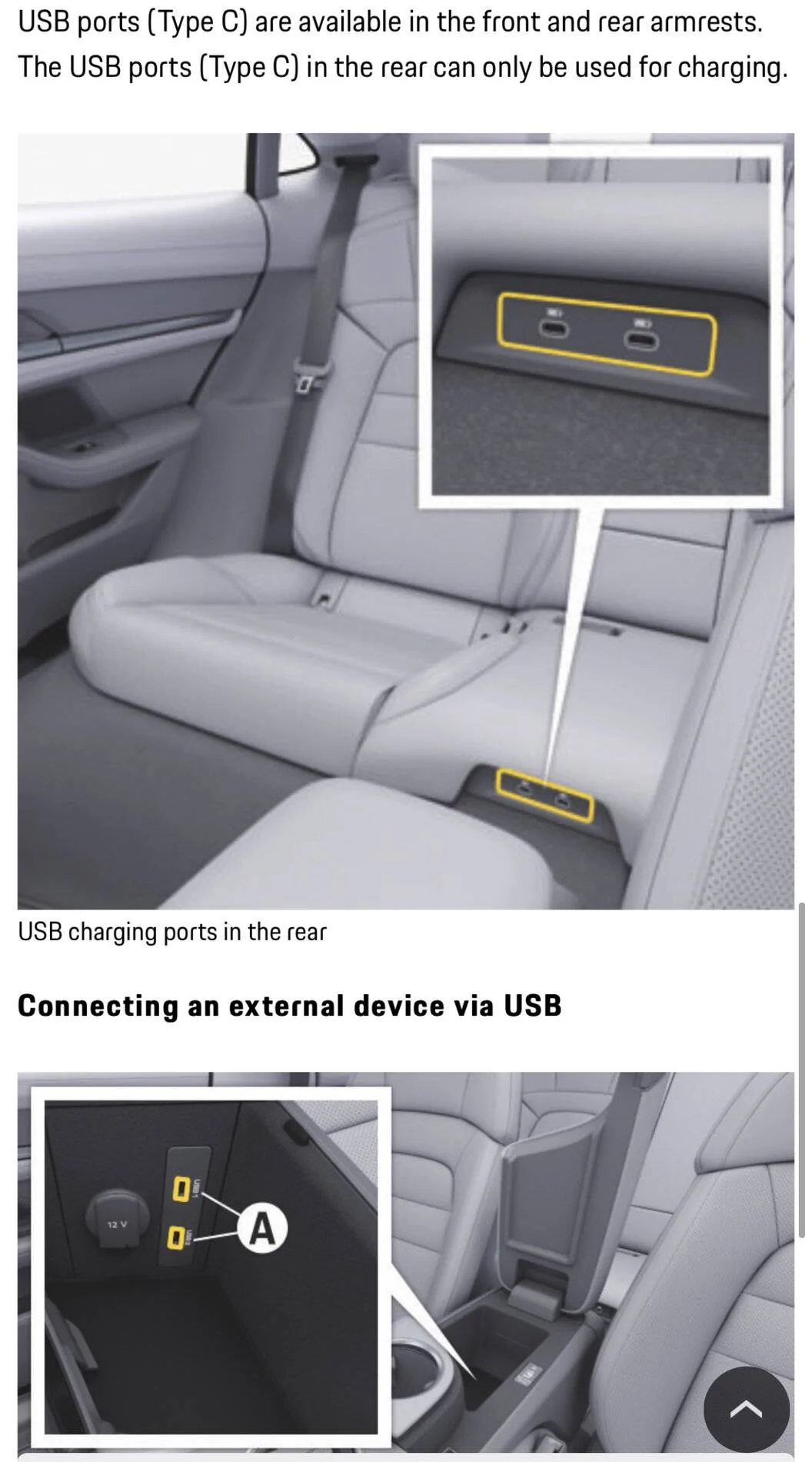 Porsche Taycan Is there a standard USB port in my 2021 Taycan? 63D380B6-FEDD-4CA6-A97F-6F6DC6B3A23C