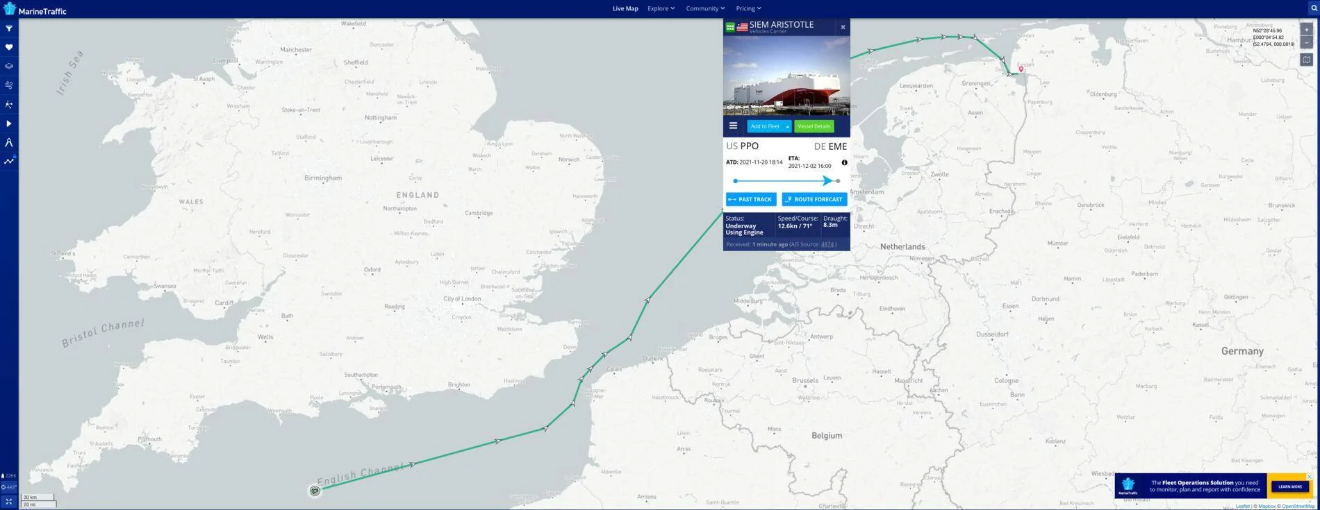 Porsche Taycan January Delivery @Jacksonville Port (US Southeast destination) Screen Shot 2021-12-01 at 7.52.07 AM
