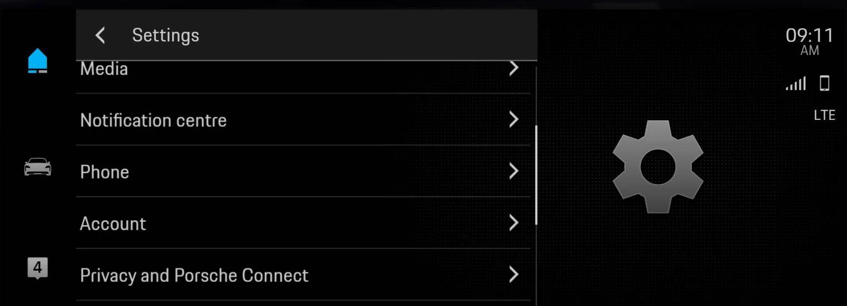 Porsche Taycan PCM Account Login location? 1638435707458
