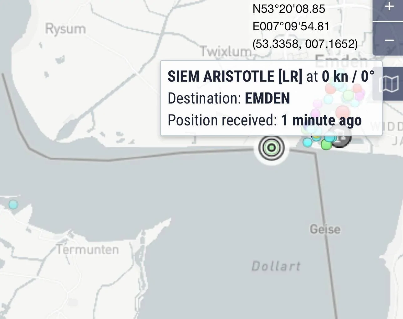 Porsche Taycan Siem Aristotle at Emden Port 1638496624291