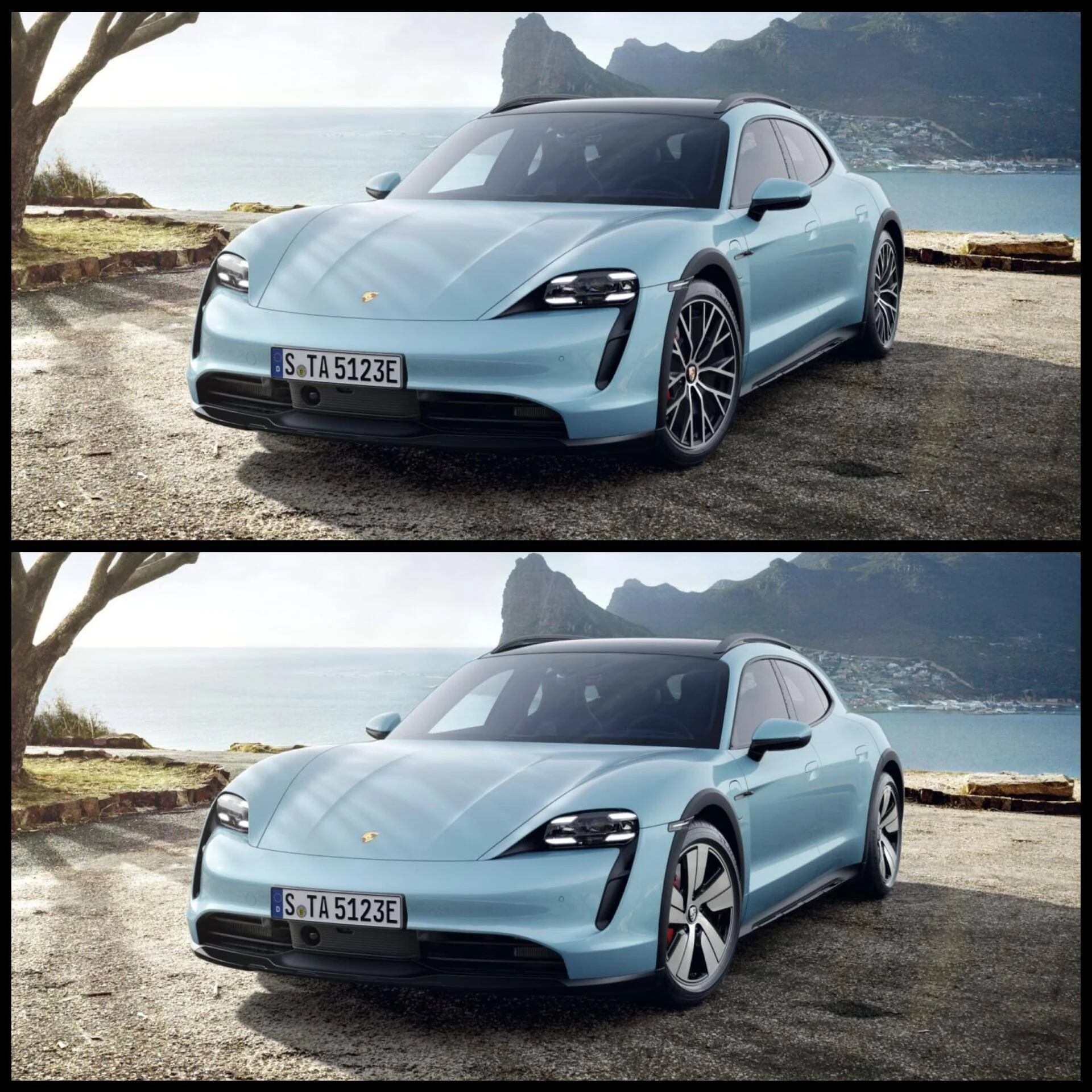 Porsche Taycan Which one looks better? inCollage_20211204_162331961