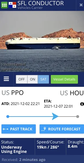 Porsche Taycan December 2021 Delivery Screen Shot 2021-12-06 at 8.50.04 AM
