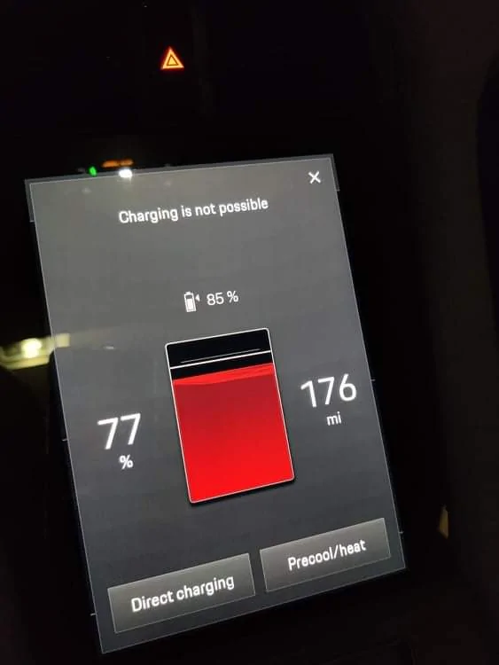 Porsche Taycan Fun with timed charging programs... received_928082811160105
