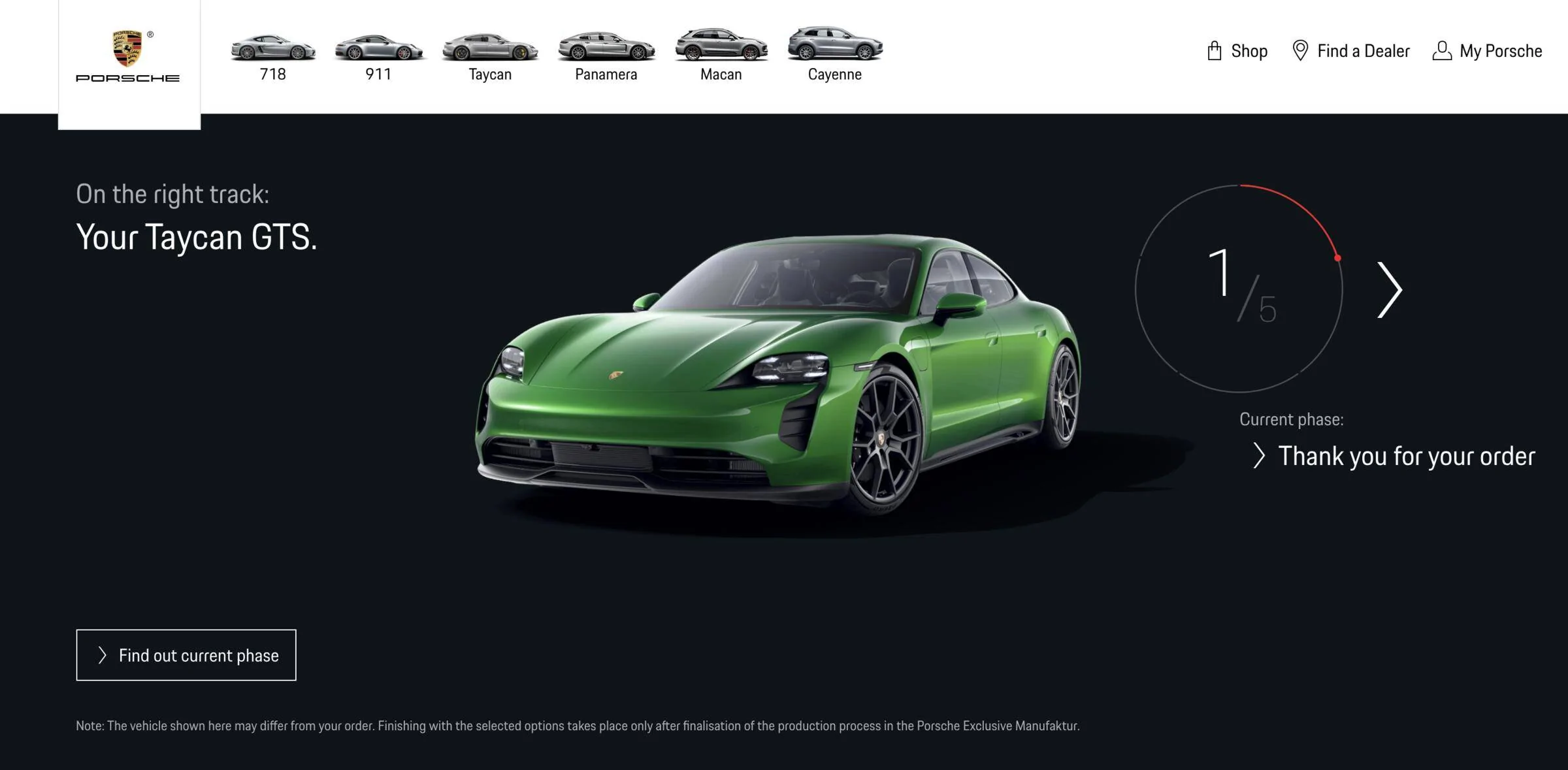 Porsche Taycan I've got one of the first UK GTS builds and confirmed delivery date in March 2022! Screenshot 2021-12-13 at 14.59.43