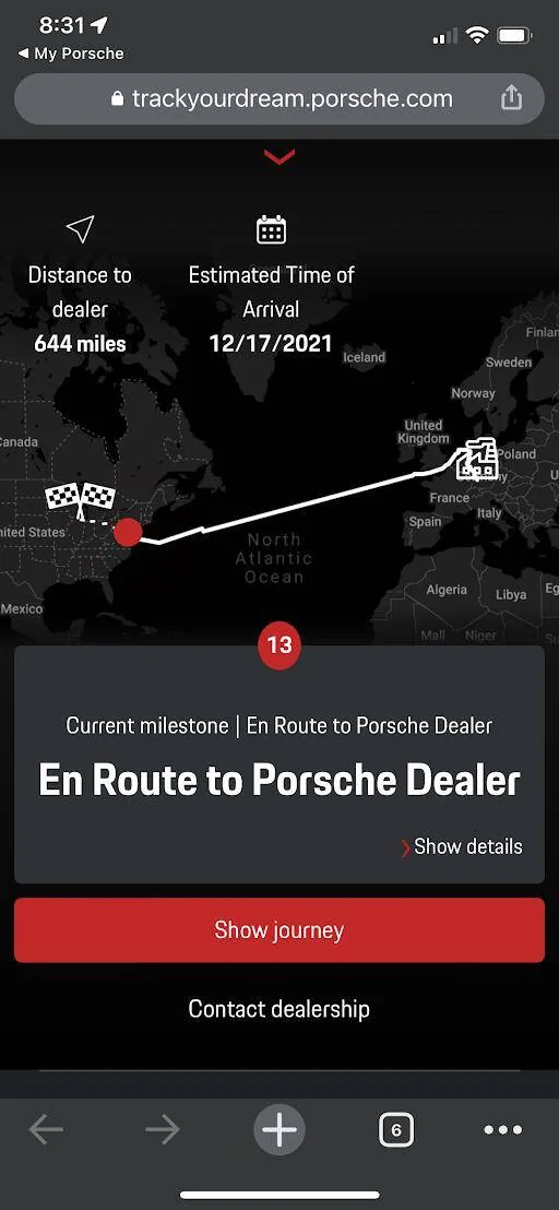Porsche Taycan December 2021 Delivery 1639492531755