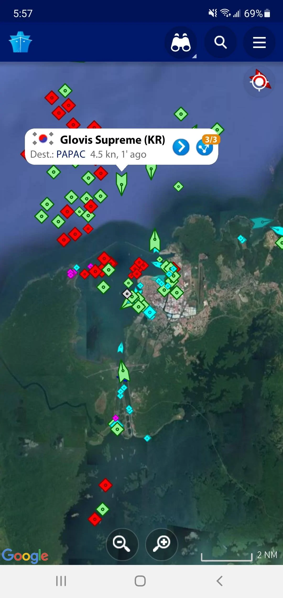 Porsche Taycan Glovis Supreme left Emden Screenshot_20211217-175702_MarineTraffic