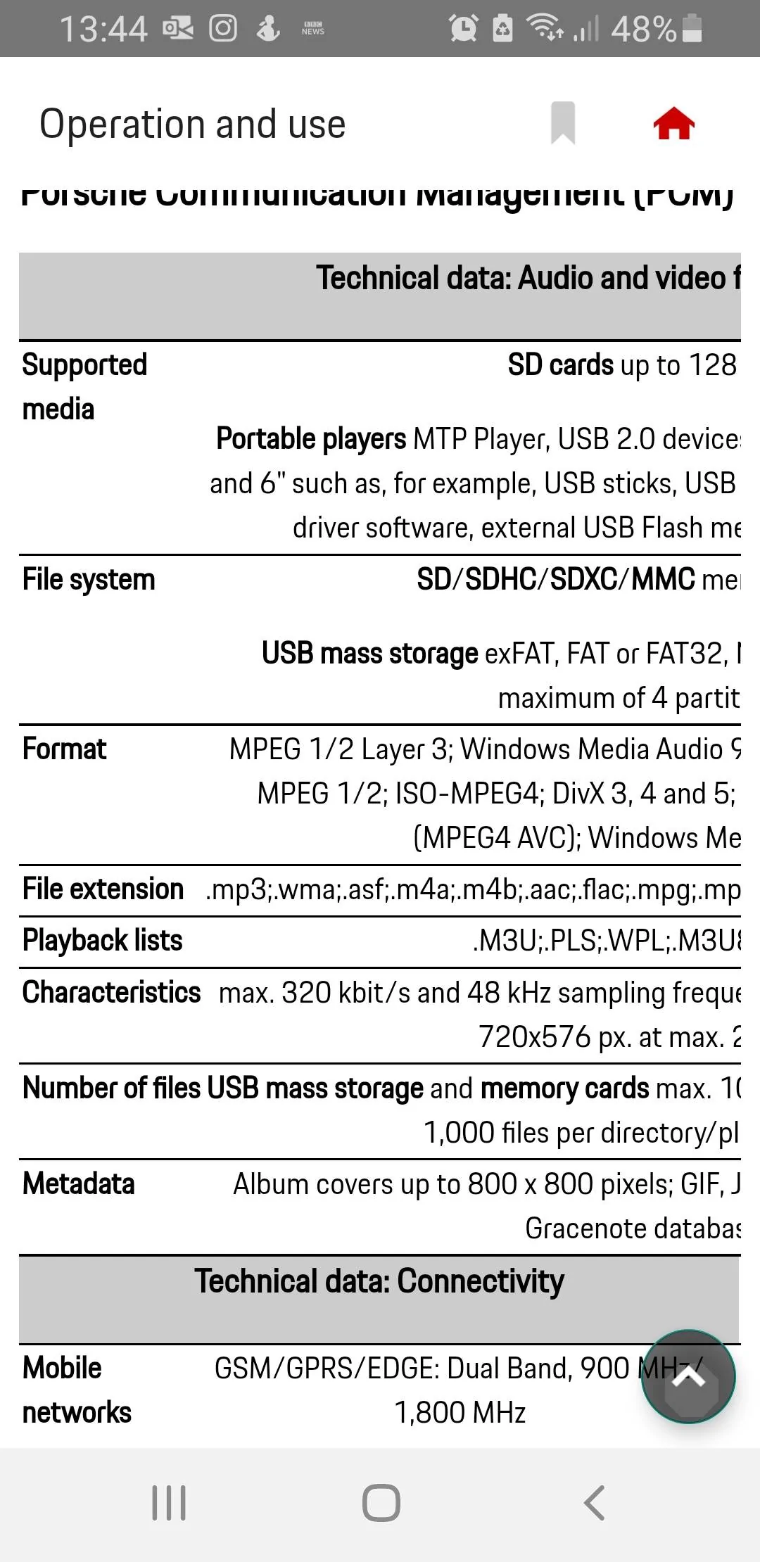 Porsche Taycan Using Apple Car play for non Apple music streaming (Qobuz) or playing from a USB stick Screenshot_20211218-134427_Porsche Good to kno
