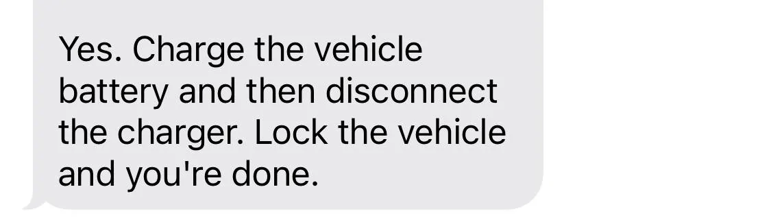 Porsche Taycan Gone for a week - unplug the Taycan? C088327A-D96B-4895-9F48-213158647315
