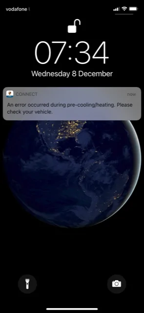 Porsche Taycan Porsche Connect Climate Control Issue Screenshot 2