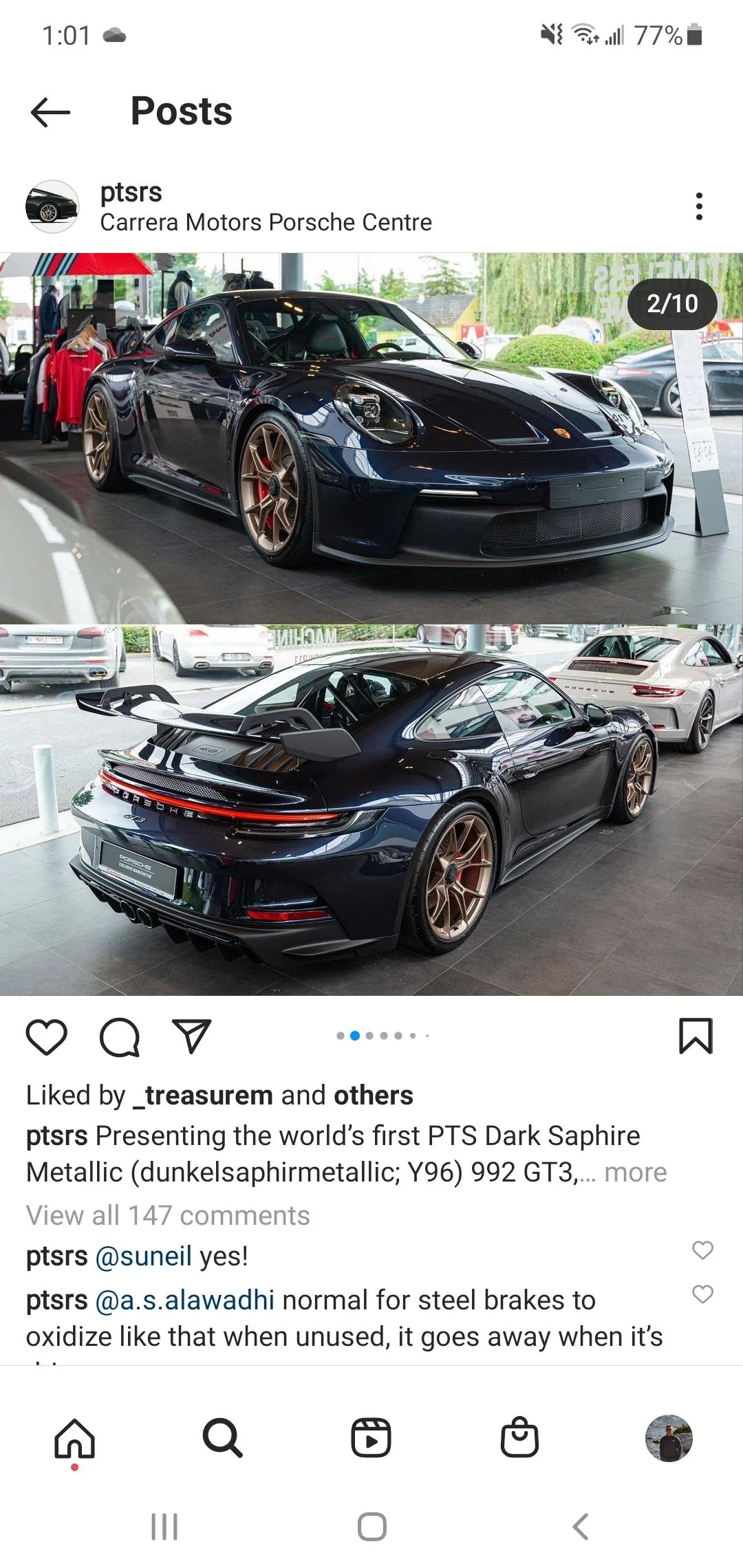 Porsche Taycan Secured a custom US GTS Allocation for June Delivery! Screenshot_20210828-130103_Instagram