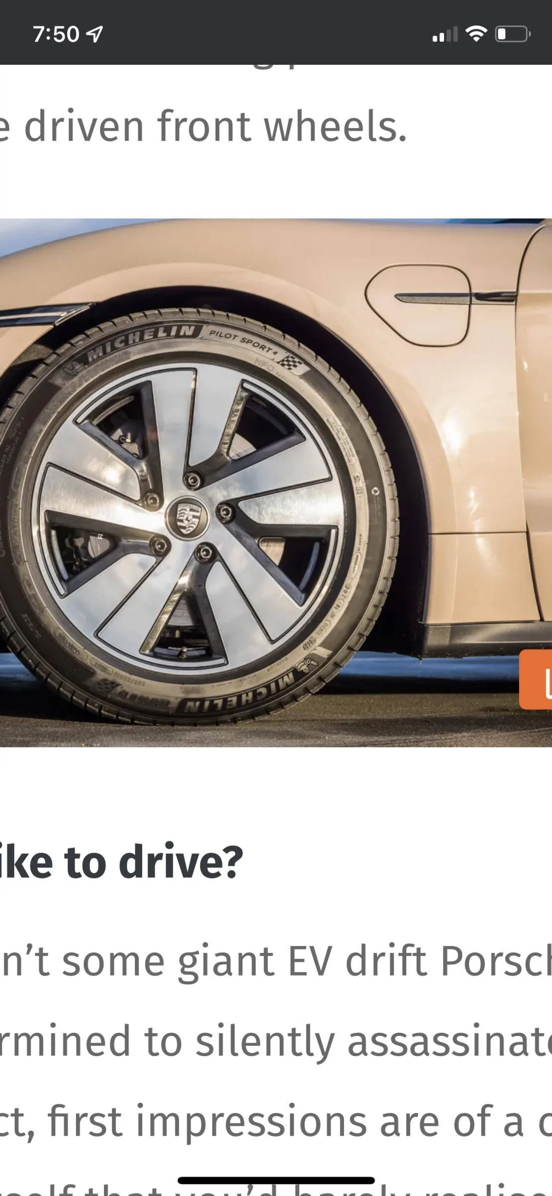 Porsche Taycan Vehicle height: spring vs air suspension 28118577-DB23-42DB-AD40-2B0BB159C18E