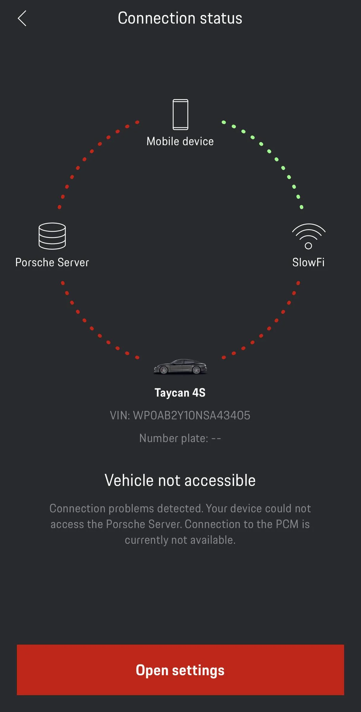 Porsche Taycan MY22 - cannot log into Porsche 8C2ABF2F-8BE8-4E52-9301-65E18B2AC4BD