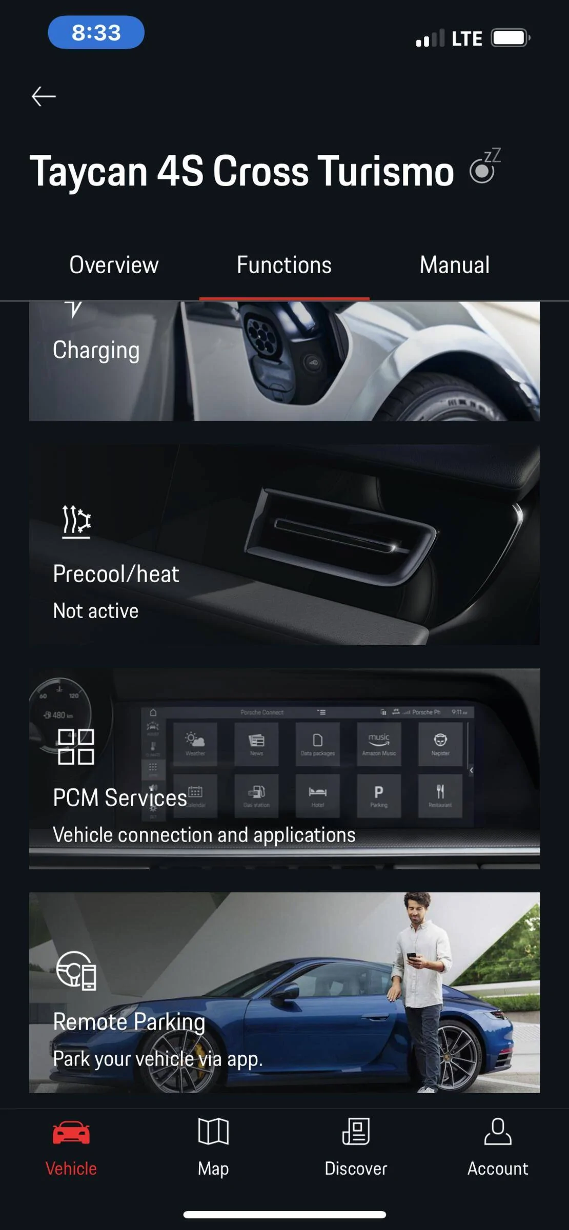 Porsche Taycan MyPorsche App Bug: PCM Services Function Blocked - but actually not! IMG_4712
