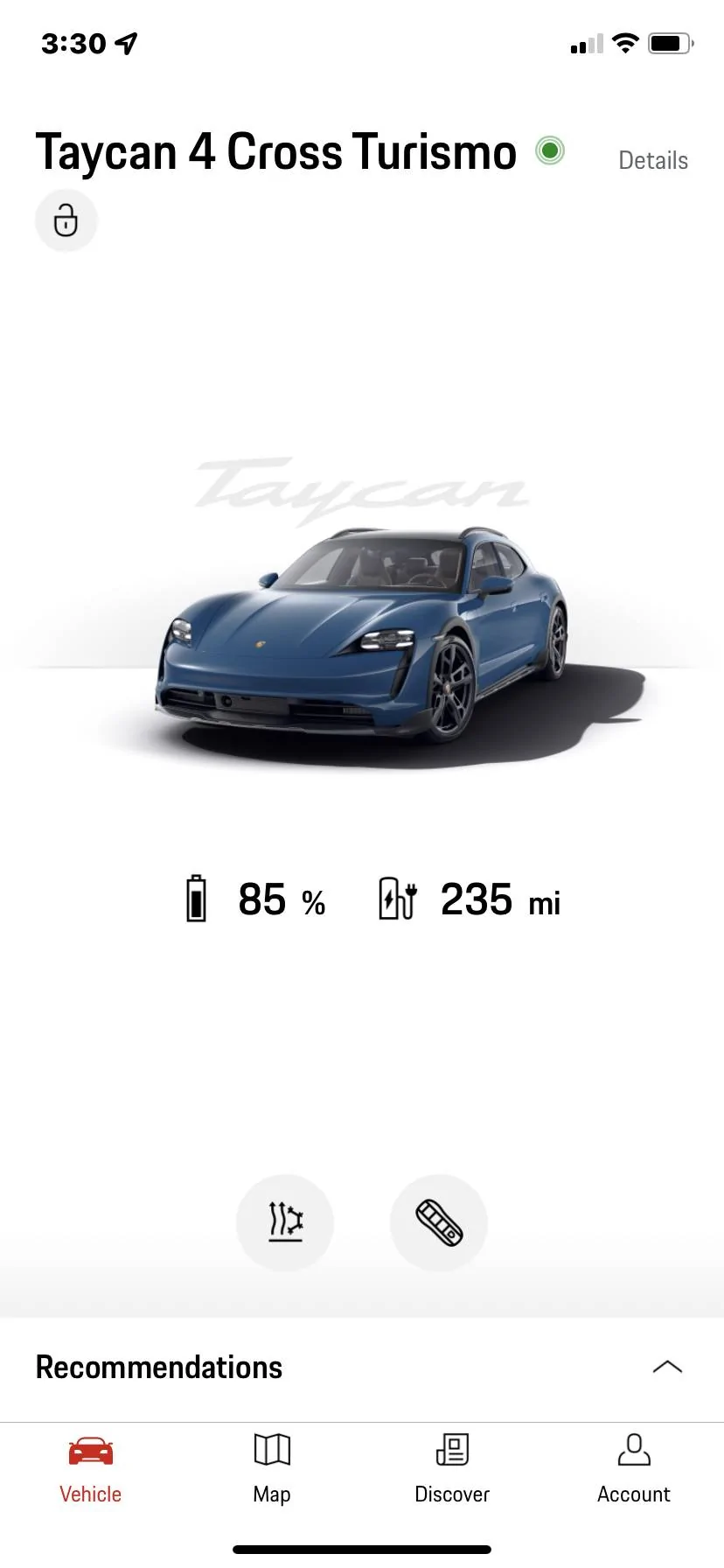 Porsche Taycan MyPorsche App Bug: PCM Services Function Blocked - but actually not! IMG_68CD4A801F5D-1
