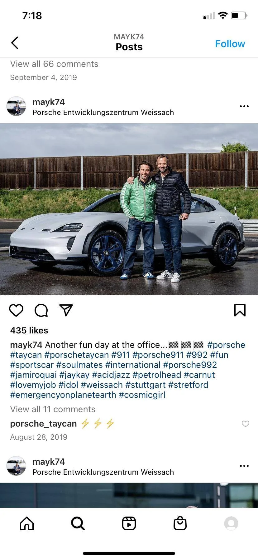 Porsche Taycan Taycan CT with GT3 hood? Has anyone seen this before? B945F232-562C-4442-97E4-50F795E9A042