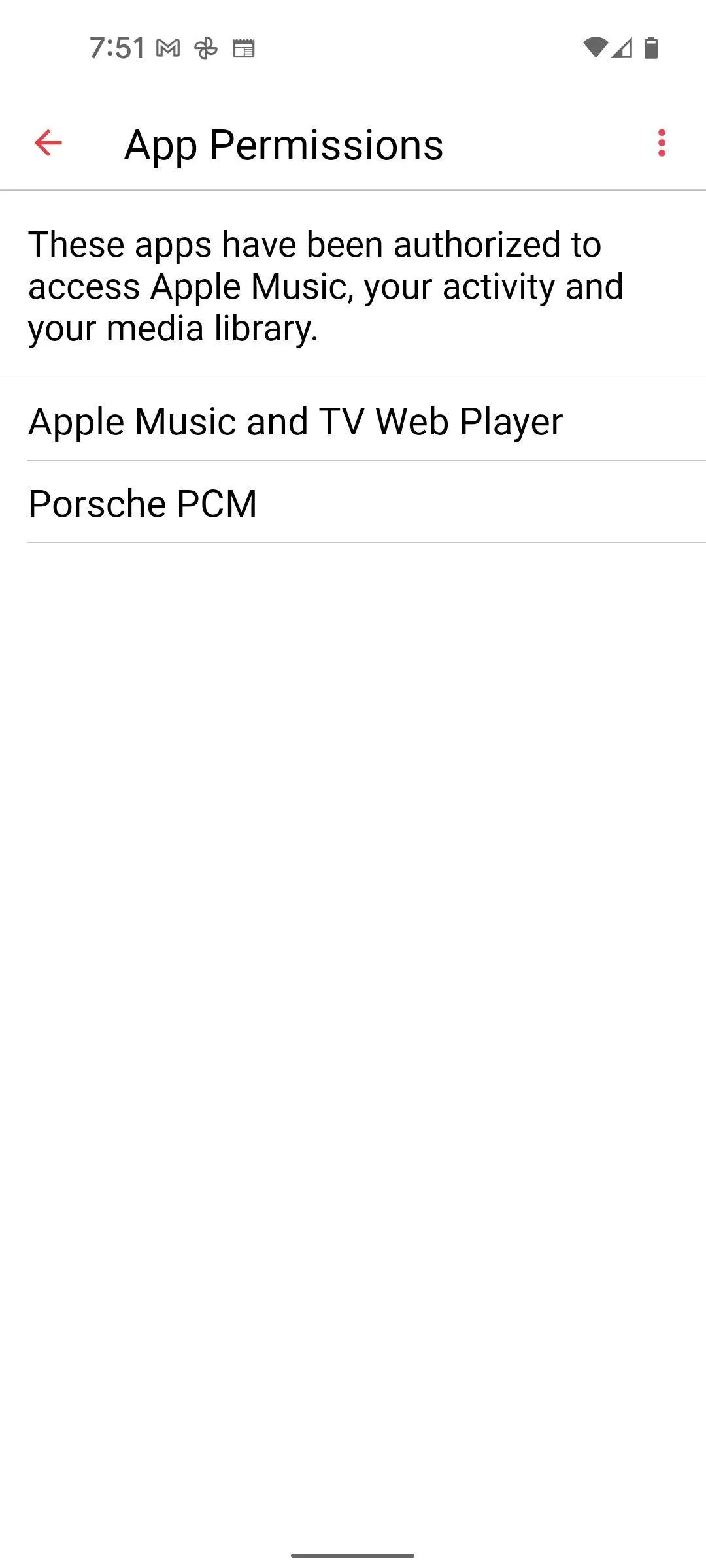 Porsche Taycan Apple Music Login Issue Screenshot_20220101-195132