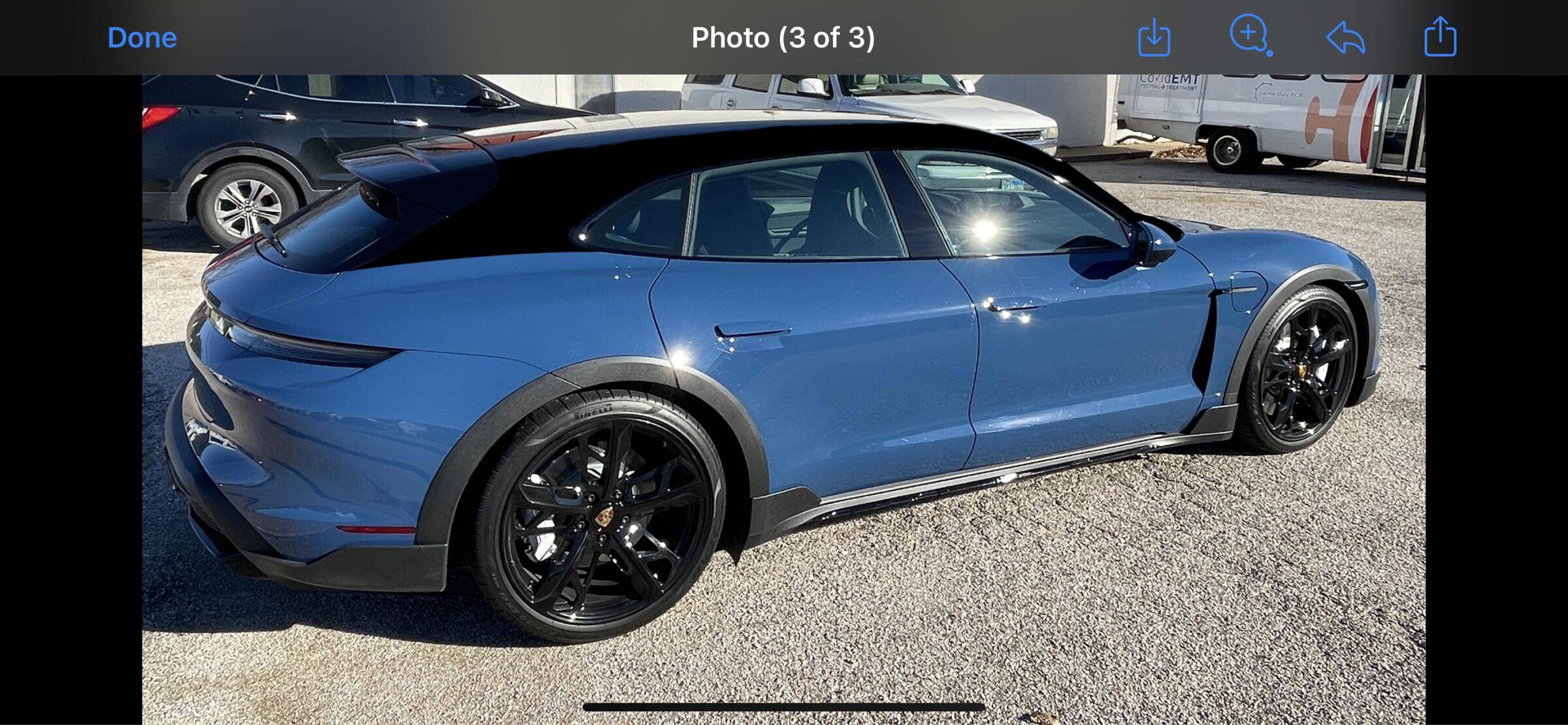 Porsche Taycan Need help! Poll question on CT roof wrap gloss black B229CCCE-BB6E-4471-B5D2-CEB4567B7D06