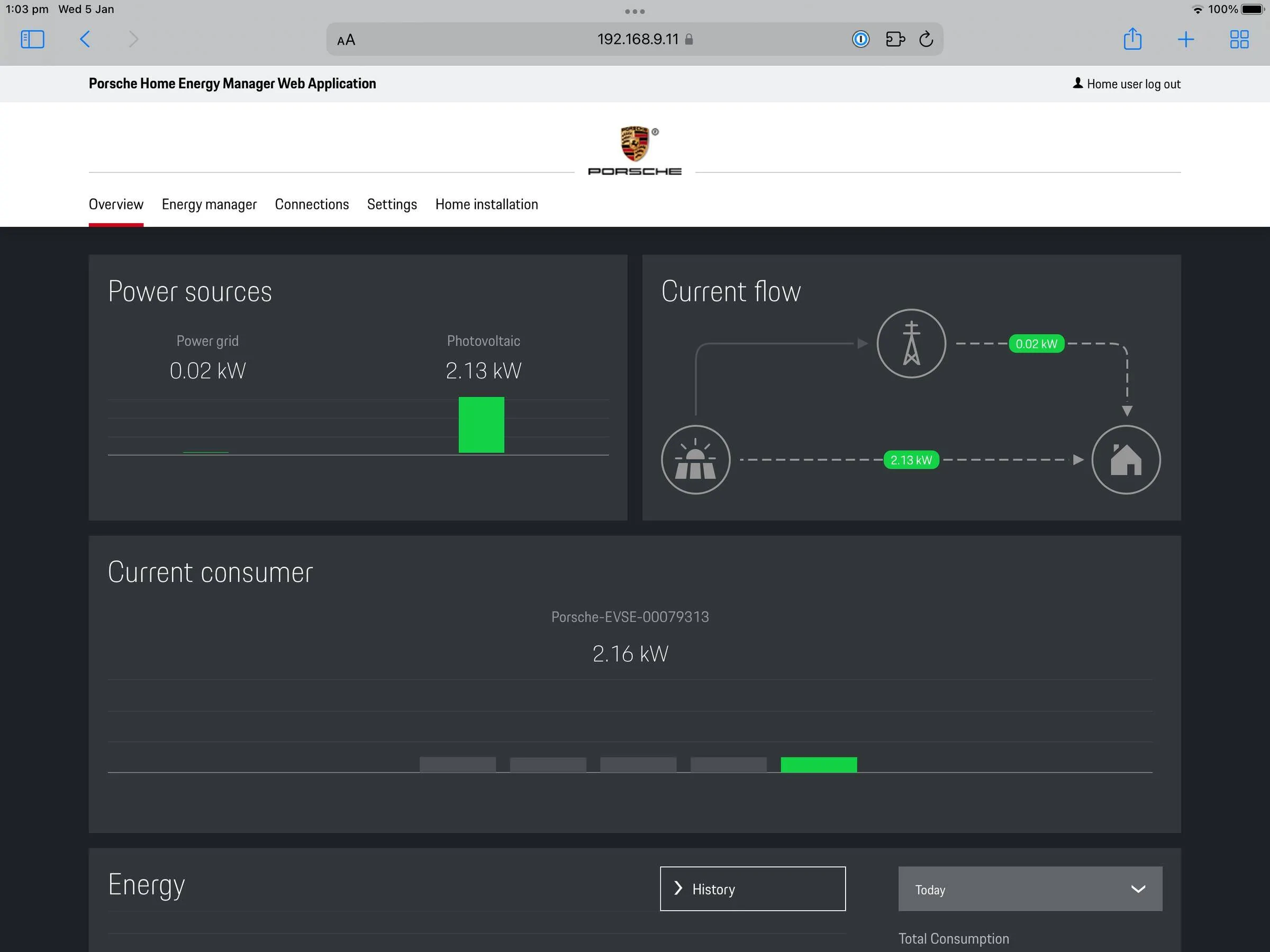 Porsche Taycan Finally figured it out - Home Energy Manager + Mobile Charger Connect + Solar 8C50B760-2E6B-4CBD-8A78-08C459C3286C