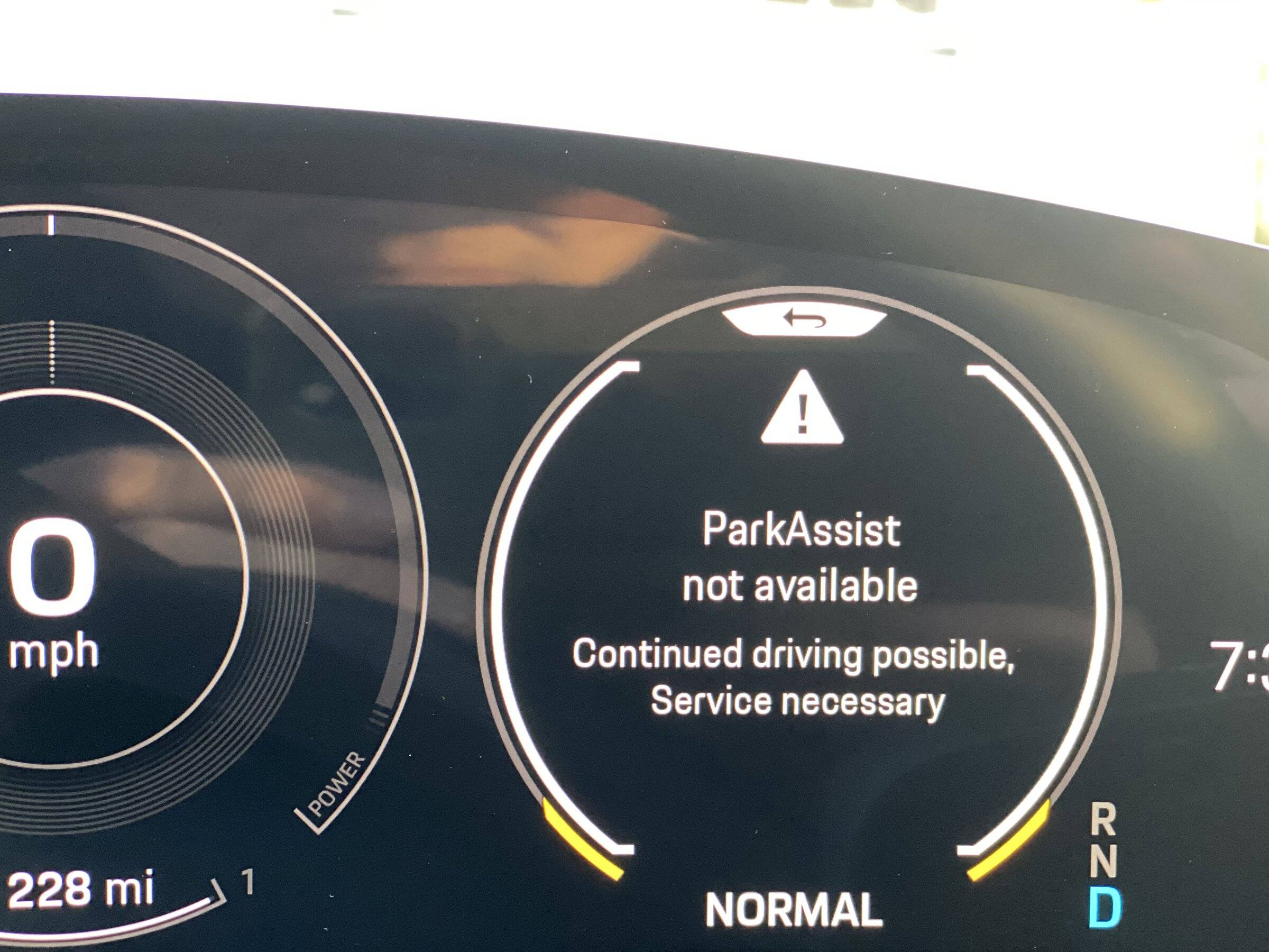 Porsche Taycan Park Assist Error Service Necessary? 52183688-2A7D-41A4-9ED2-9935C4FC0EFE